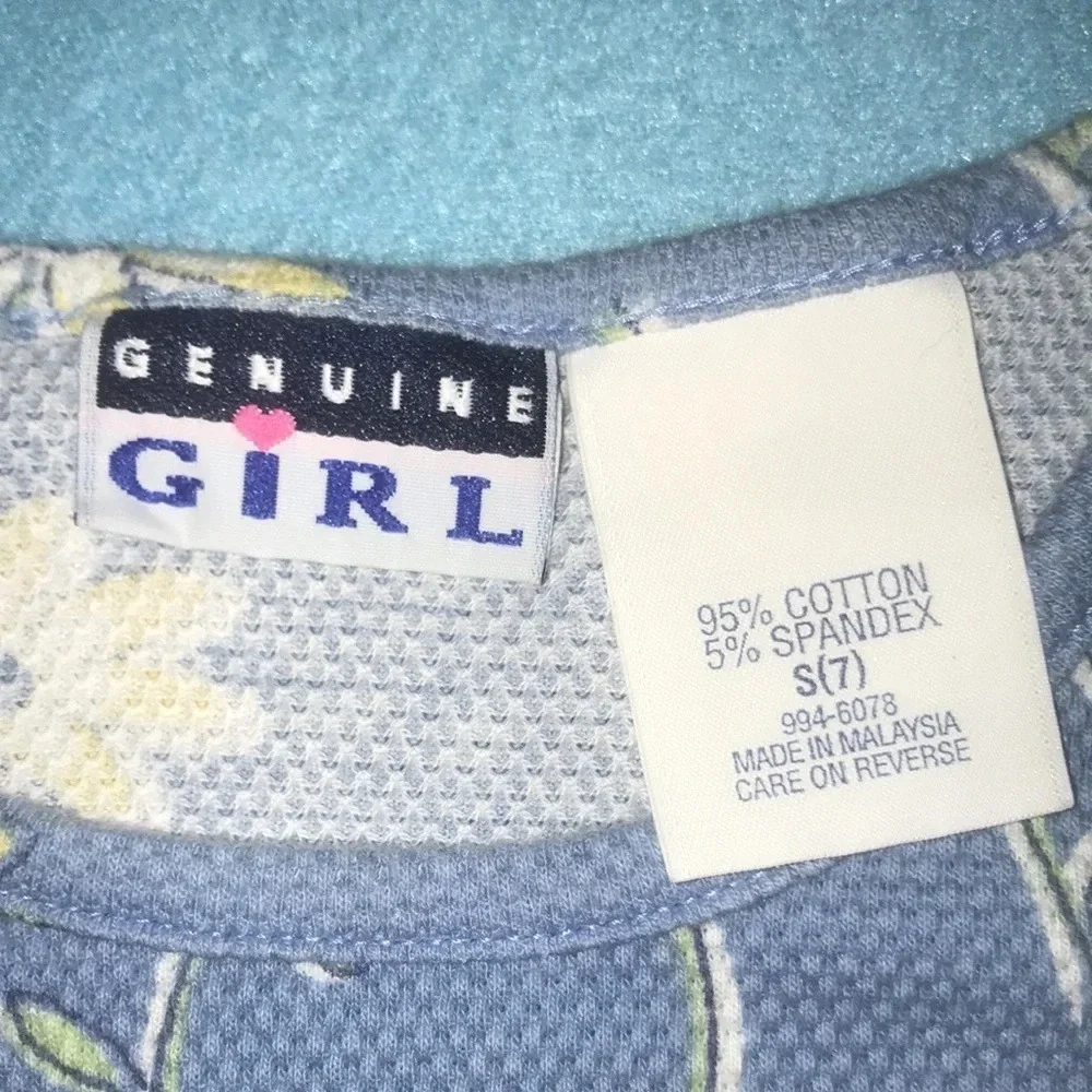 GENUINE GIRL floral thermal textured short sleeve dress NEW size 7